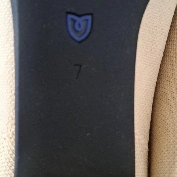 ROTHY'S The Mary Jane Heel - Color: Cream Captoe - Size: 7 - Picture 11 of 11